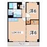 福交バス（郡山）/菜根三丁目 徒歩2分 1階 築30年 2LDKの間取り