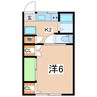 東北本線/安積永盛駅 徒歩26分 2階 築49年 1Kの間取り
