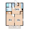 東北本線/須賀川駅 徒歩43分 1階 築20年 2DKの間取り