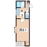 東北新幹線（東北地方）/郡山駅 バス:20分:停歩8分 2階 築26年 1Kの間取り