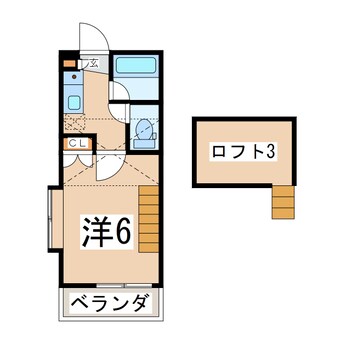 間取図 東北本線/郡山駅 バス22分谷地下車:停歩9分 1階 築34年