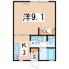 東北本線/安積永盛駅 徒歩40分 2階 築27年 1Kの間取り