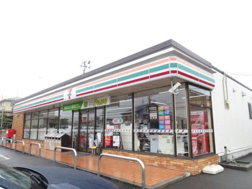 セブンイレブン郡山富田東店(コンビニ)まで436m 磐越西線<森と水とロマンの鉄道>/郡山富田駅 徒歩20分 1階 築30年