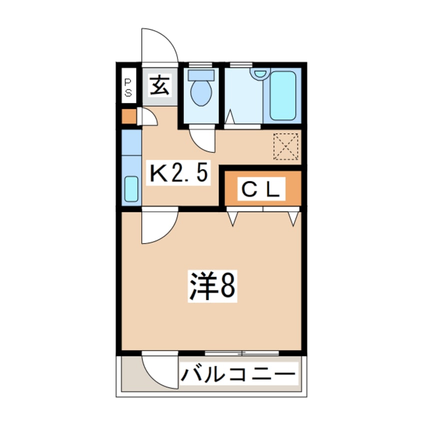 間取図 東北新幹線（東北地方）/郡山駅 バス20分一本松下車:停歩2分 1階 築27年