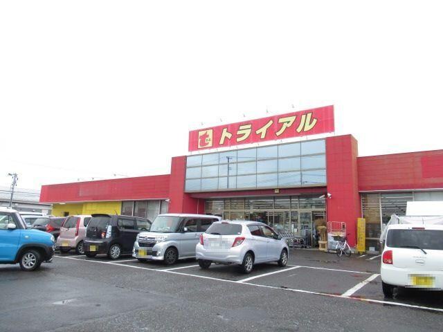 バラエティストアトライアル郡山富田店(ディスカウントショップ)まで1226m 磐越西線<森と水とロマンの鉄道>/郡山富田駅 徒歩33分 2階 築39年