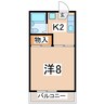 磐越西線<森と水とロマンの鉄道>/郡山駅 徒歩32分 2階 築37年 1Kの間取り