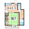 磐越西線<森と水とロマンの鉄道>/郡山富田駅 徒歩21分 2-2階 築46年 1DKの間取り