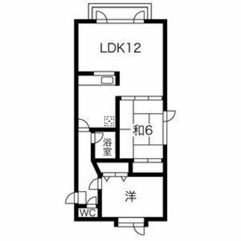 間取図 ハイム朝山