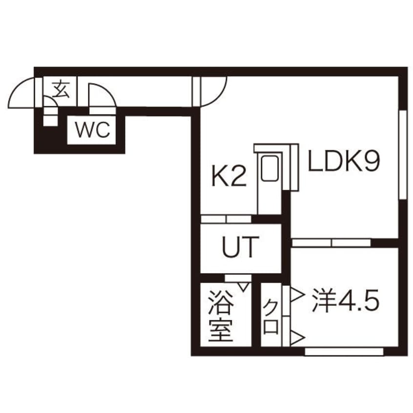 間取図 ノースウィル45