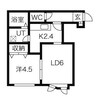 リースペース36 1LDKの間取り