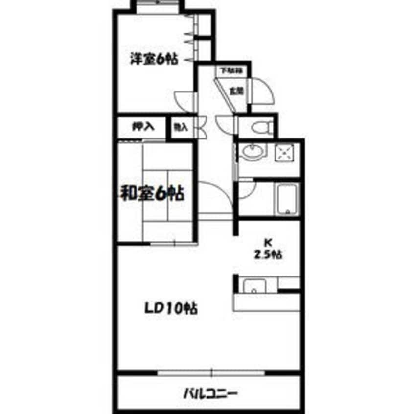 間取図 リラコート96