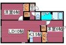 札沼線<学園都市線>/太平駅 徒歩6分 2階 築17年 2LDKの間取り