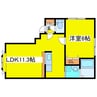 モデュロールＮ483－III 1LDKの間取り