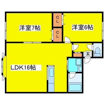間取図 モデュロールＮ483－III