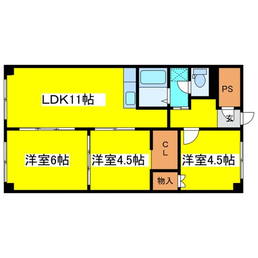 間取図 栄町スクエアビル