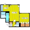 ヴェルテュ麻生 1LDKの間取り