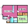 エスティーム４８ 2LDKの間取り