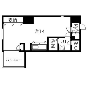 間取図 札幌市営地下鉄東豊線/栄町駅 徒歩1分 4階 築21年