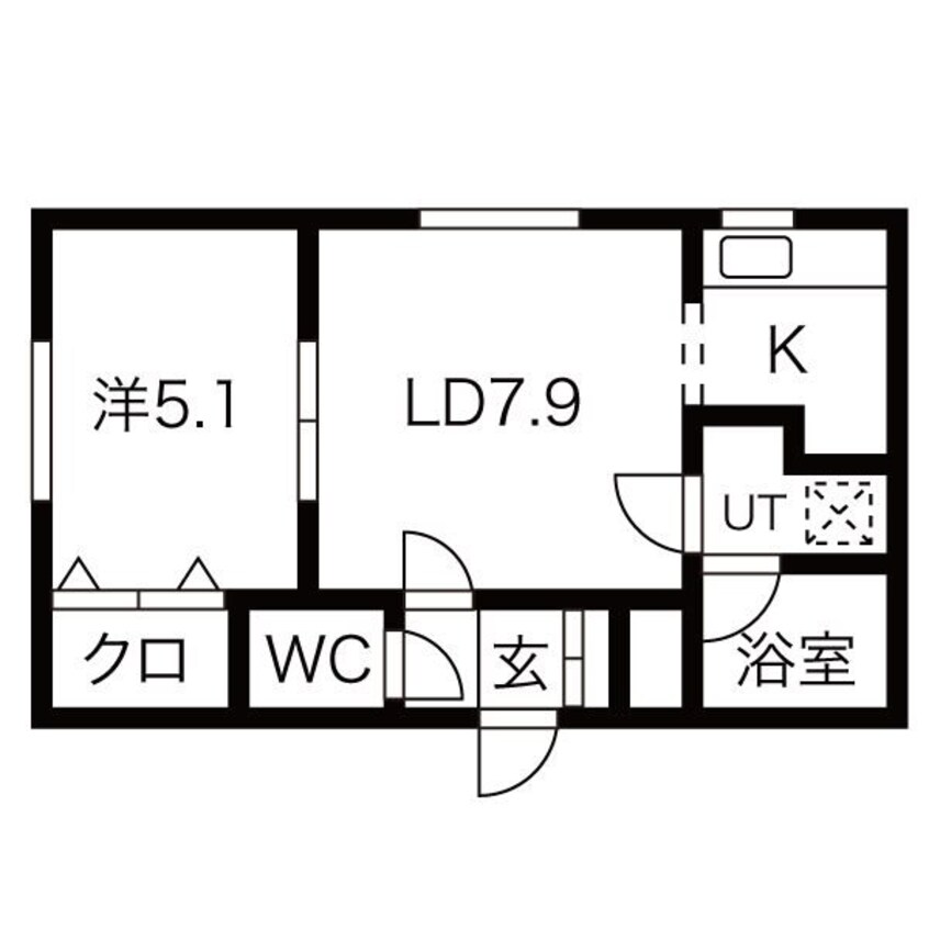 間取図 札幌市営地下鉄東豊線/新道東駅 徒歩4分 1階 築16年