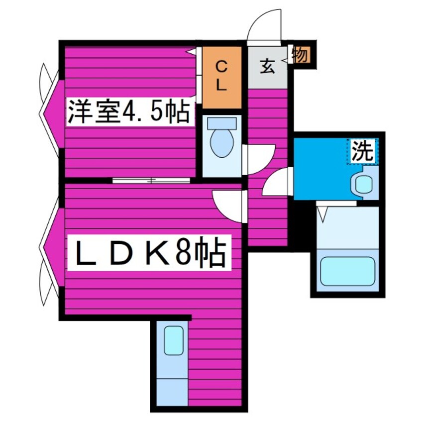 間取図 札幌市営地下鉄東豊線/新道東駅 徒歩1分 3階 築16年