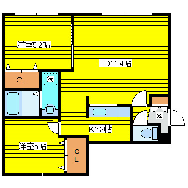 間取り図 Solaie　N36