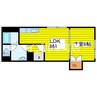 コーポN44 1LDKの間取り