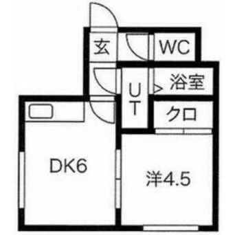 間取図 札幌市営地下鉄東豊線/栄町駅 徒歩5分 2階 築40年