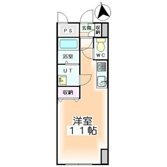 間取図 札沼線<学園都市線>/あいの里教育大駅 徒歩1分 9階 築13年