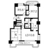 第3エクセルナガタ 3LDKの間取り
