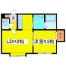 LEE　SPACE　北４８条 1LDKの間取り