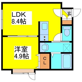 間取図 エクセレント34