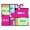 パレーシャル三和 3LDKの間取り
