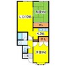 ルミエールＥ 2LDKの間取り