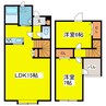 リーベン92 2LDKの間取り