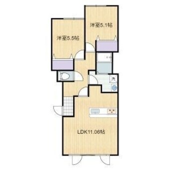 間取図 アン・ソレイユ