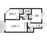 パストラル麻生東A 2LDKの間取り