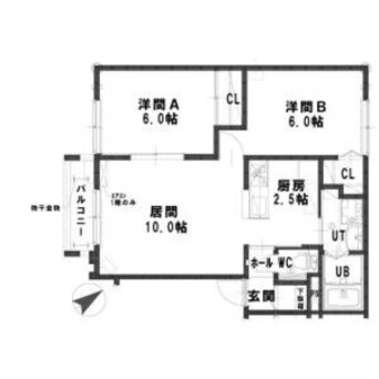 間取図 ルミエールシエルI