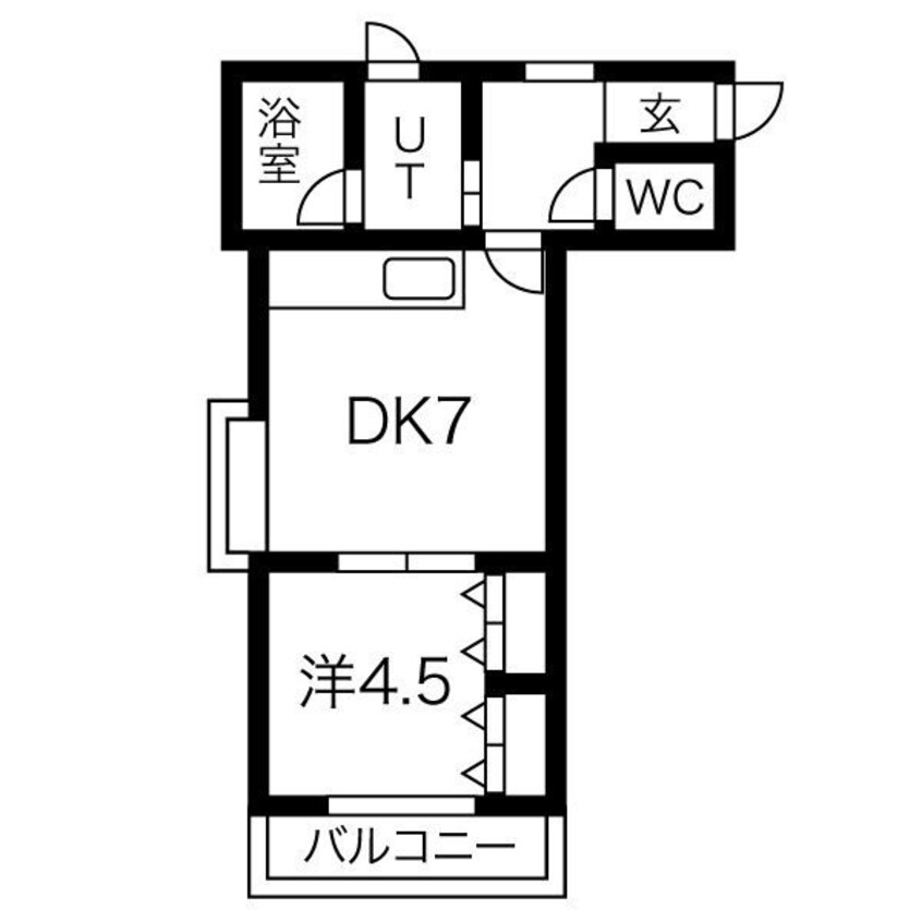 間取図 札幌市営地下鉄南北線/麻生駅 徒歩9分 2階 築22年