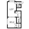 札沼線<学園都市線>/太平駅 徒歩12分 3階 築26年 1LDKの間取り