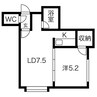 札沼線<学園都市線>/太平駅 徒歩12分 3階 築26年 1LDKの間取り