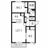 グランドノースＮ42 2LDKの間取り