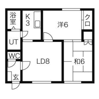 間取図 コーポ萌