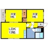 ハイグレード27 2LDKの間取り