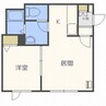 ディアス38 1LDKの間取り