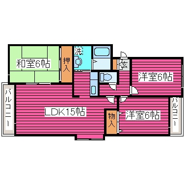 間取り図 札幌市営地下鉄東豊線/栄町駅 徒歩3分 3階 築33年