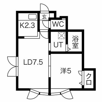 間取図 札幌市営地下鉄東豊線/新道東駅 徒歩12分 2階 築16年