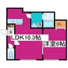 札沼線<学園都市線>/篠路駅 徒歩10分 2階 築19年 1LDKの間取り