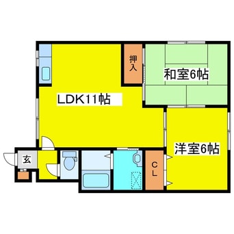 間取図 ノースハイム