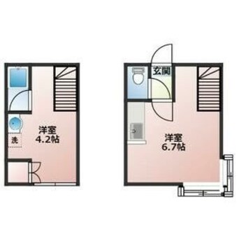 間取図 札幌市営地下鉄東豊線/栄町駅 徒歩5分 1-2階 築32年