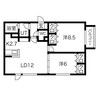 札沼線<学園都市線>/篠路駅 徒歩13分 2階 築8年 2LDKの間取り